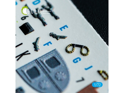 Mcdonnell Douglas Av-8 A Harrier (Late) - Interior 3d-decals (For Italeri Kits) - zdjęcie 7