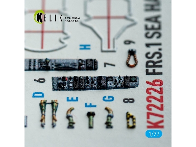 Bae Sea Harrier Frs.1 - Interior 3d-decals (For Italeri Kits) - zdjęcie 6