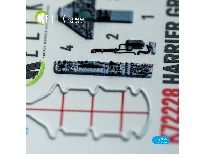 Bae Harrier Gr.1 / Gr.3 (Early) - Interior 3d-decals (For Italeri Kits) - zdjęcie 5
