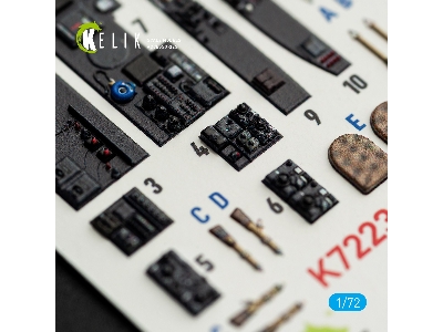 Arado Ar-240 - Interior 3d-decals (For Revell Kits) - zdjęcie 6