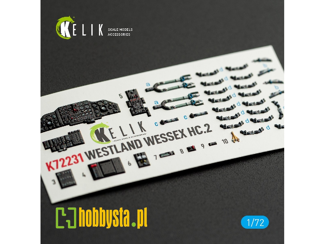 Westland Wessex Hc.2 - Interior 3d-decals (For Airfix Kits) - zdjęcie 1