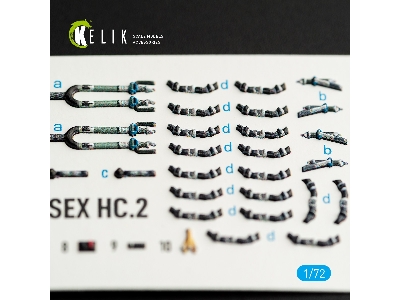 Westland Wessex Hc.2 - Interior 3d-decals (For Airfix Kits) - zdjęcie 3