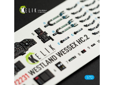 Westland Wessex Hc.2 - Interior 3d-decals (For Airfix Kits) - zdjęcie 6