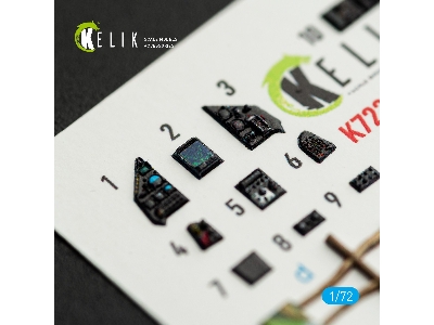 Dassault Mirage 2000 C - Interior 3d-decals (For Dream Modelkits) - zdjęcie 7