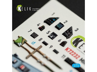 Dassault Mirage 2000 C - Interior 3d-decals (For Dream Modelkits) - zdjęcie 8