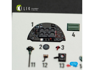 Supermarine Spitfire Pr A/B/E Types - Interior 3d-decals (For Ibg Kits) - zdjęcie 3