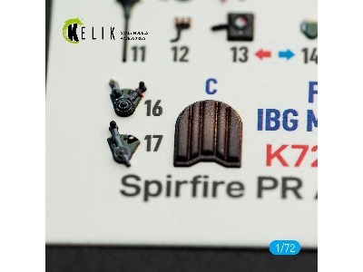 Supermarine Spitfire Pr A/B/E Types - Interior 3d-decals (For Ibg Kits) - zdjęcie 4