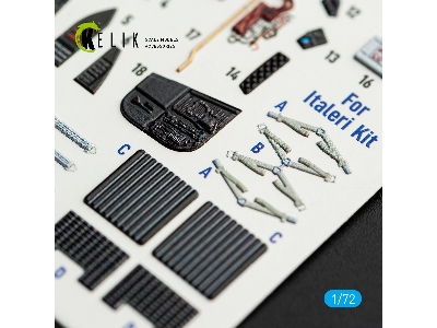 Mil Mi-35 / Mi-24 - Interior 3d-decals (For Italeri Kits) - zdjęcie 6