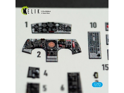 Lockhhed F-104 J - Interior 3d-decals (For Fine Molds Kits) - zdjęcie 3