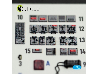 Lockhhed F-104 J - Interior 3d-decals (For Fine Molds Kits) - zdjęcie 5