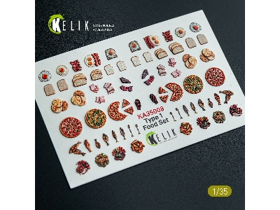 Food Set Type 1 - 3d-decal For Dioramas - zdjęcie 1