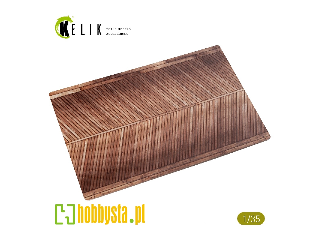 Wooden Bridge (Ostland Bridge 1943) Base - Acrylic (3 X 280 X 180 Mm / 170 G) - zdjęcie 1