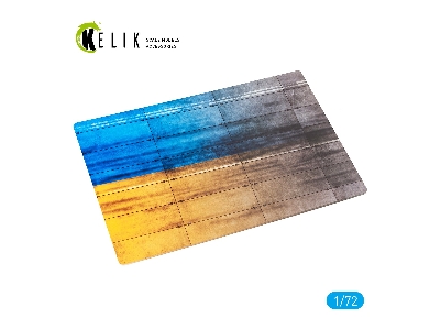 Concrete Plates With Ukrainian Flag - Acrylic (3 X 280 X 180 Mm / 170 G) - zdjęcie 1