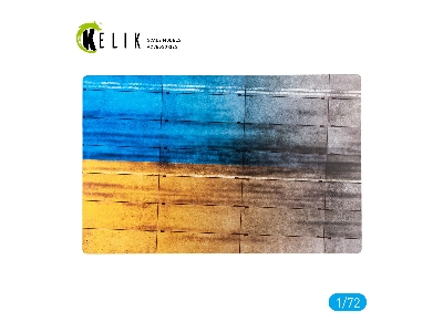 Concrete Plates With Ukrainian Flag - Acrylic (3 X 280 X 180 Mm / 170 G) - zdjęcie 2