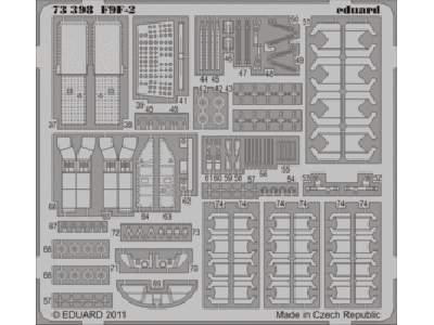  F9F-2 S. A. 1/72 - Hobby Boss - blaszki - zdjęcie 1