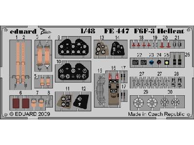  F6F-3  WEEKEND 1/48 - Eduard - blaszki - zdjęcie 1