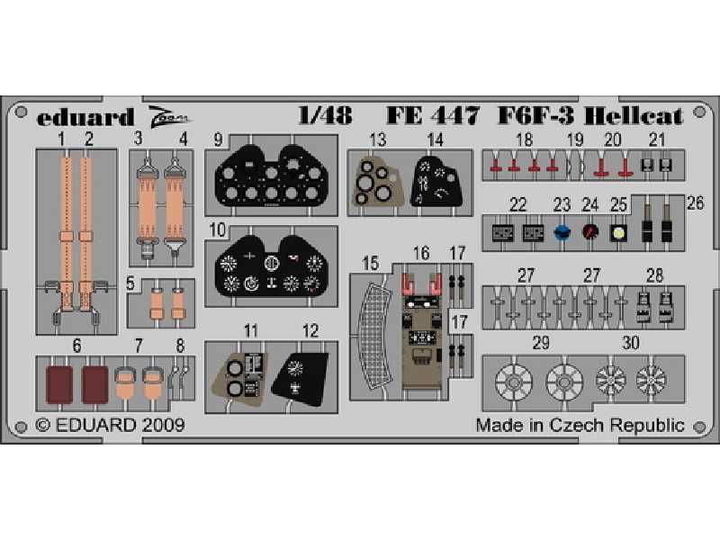 F6F-3 WEEKEND 1/48 - Eduard - blaszki - zdjęcie 1 F6F-3 WEEKEND 1/48 - Eduard - blaszki - zdjęcie 1