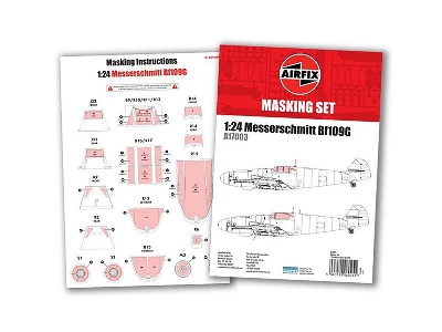 Messerschmitt Bf-109 G-5 / G-6 - Masking Set (For Airfix 17003 Kits) - zdjęcie 1