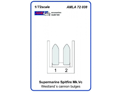 Supermarine Spitfire Mk.Vc Westland´s Cannon Bulges (Designed To Be Used With Airfix, Smer And Sword Kits) - zdjęcie 4