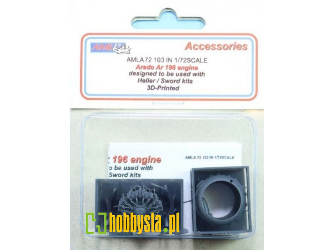 Arado Ar 196 - Engine (3d-printed / For Heller And Sword Kits) - zdjęcie 1
