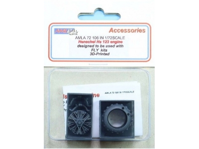 Henschel Hs 123 - Engine (3d-printed / For Fly Kits) - zdjęcie 1