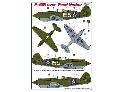 Curtiss P-40 B Over Pearl Harbor (2 Schemes) - zdjęcie 3