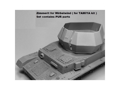Wirbelwind - Zimmerit (For Tamiya Kits) - zdjęcie 1