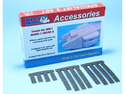 British Wwi Tank Mark I/Ii - Tracks (For Master Box Kits) - zdjęcie 1