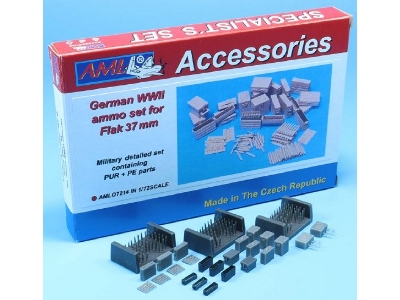 German Wwii Flak 37 Mm - Ammo Set (Pur + Pe Parts) - zdjęcie 1