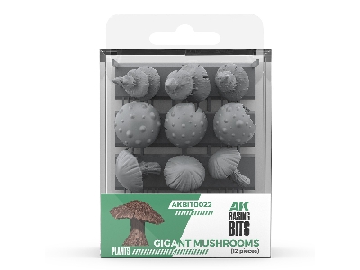 Gigant Mushrooms - Basing Bits (3d-printed / 12 Pcs) - zdjęcie 1