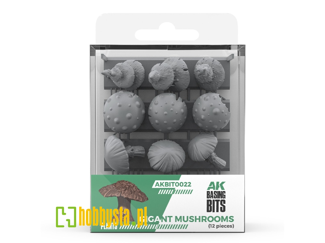 Gigant Mushrooms - Basing Bits (3d-printed / 12 Pcs) - zdjęcie 1