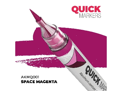 Akmq001 Space Magenta - Quick Marker - zdjęcie 1