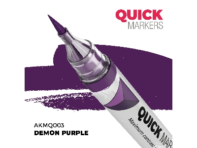 Akmq003 Demon Purple - Quick Marker - zdjęcie 1