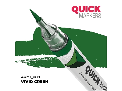 Akmq009 Vivid Green - Quick Marker - zdjęcie 1