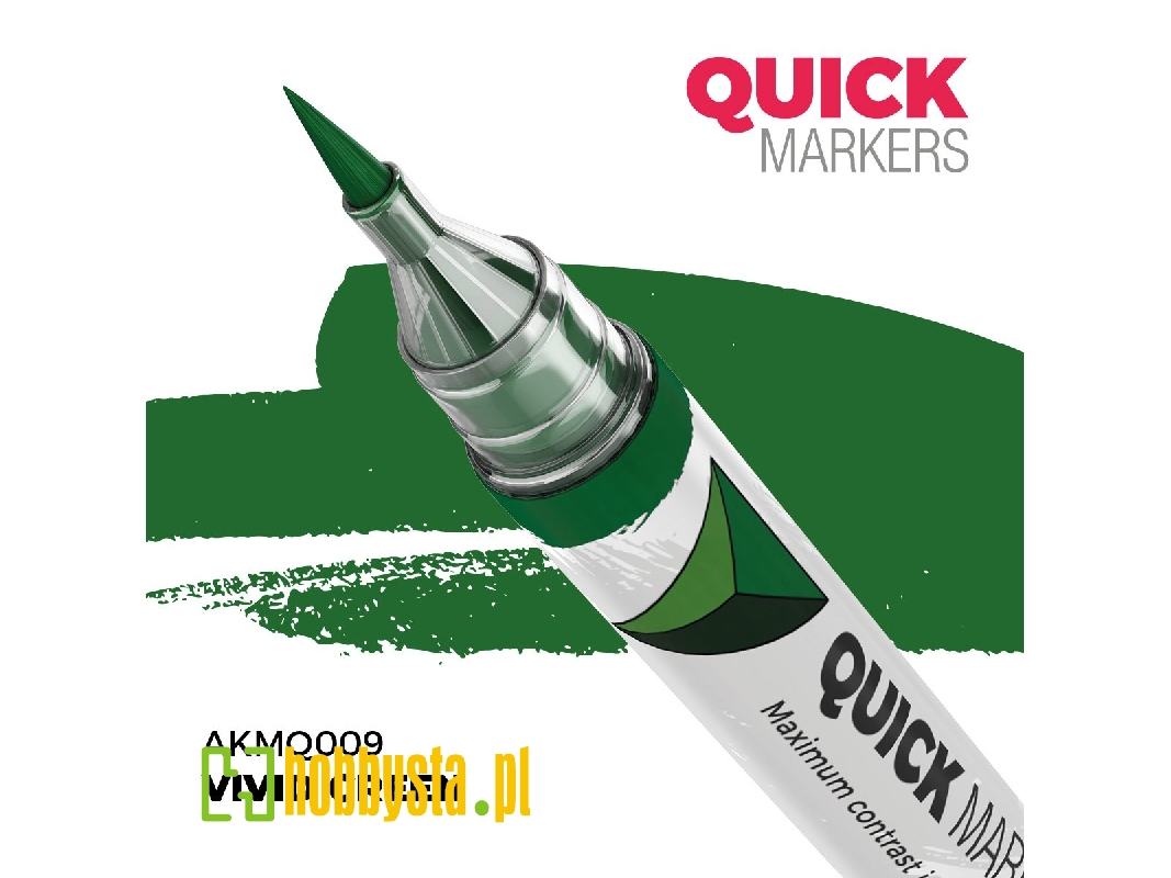 Akmq009 Vivid Green - Quick Marker - zdjęcie 1