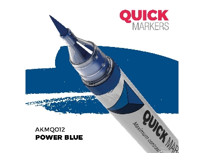 Akmq012 Power Blue - Quick Marker - zdjęcie 1