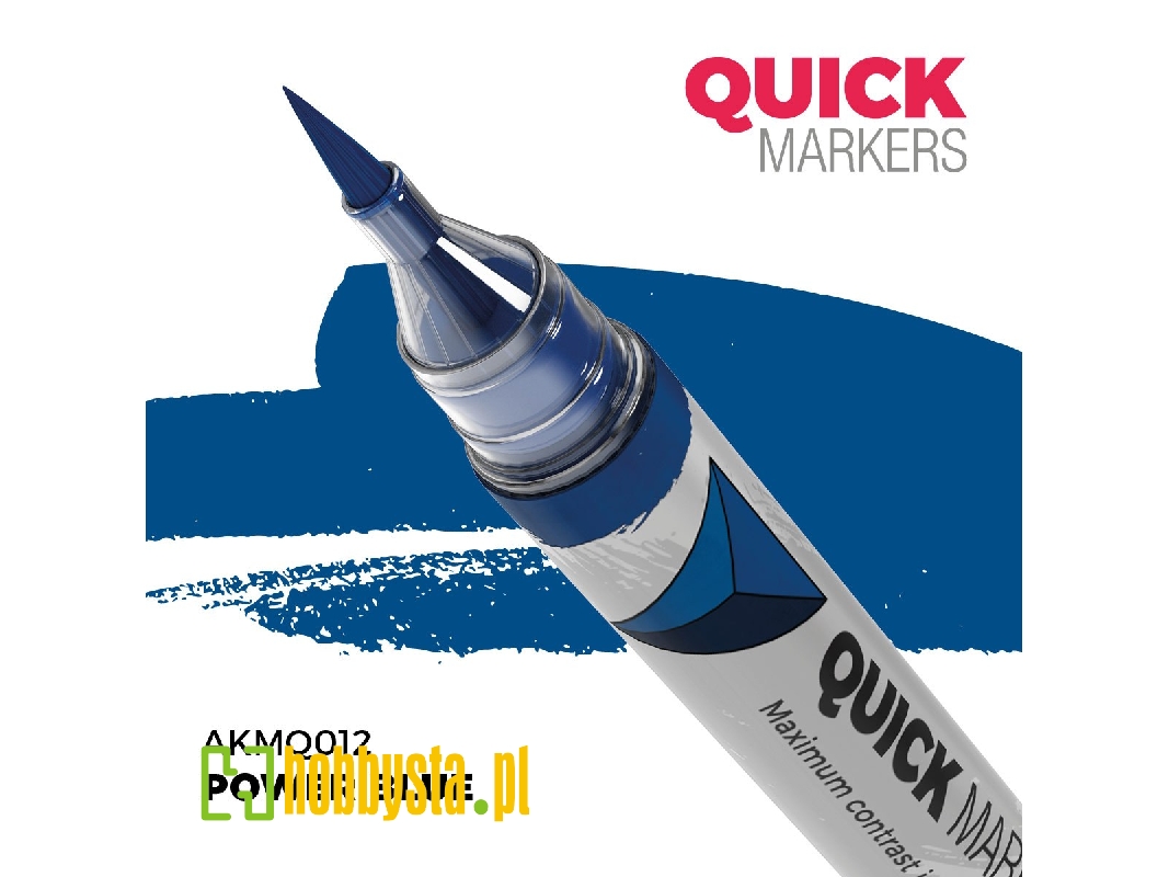 Akmq012 Power Blue - Quick Marker - zdjęcie 1