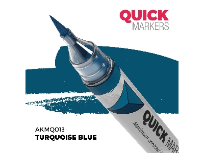 Akmq013 Turquoise Blue - Quick Marker - zdjęcie 1