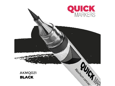 Akmq021 Black - Quick Marker - zdjęcie 1