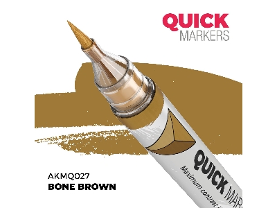 Akmq027 Bone Brown - Quick Marker - zdjęcie 1