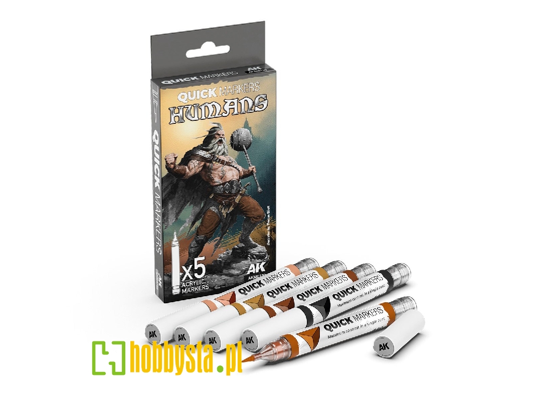 Akmq103 Humans - Quick Markers Set - zdjęcie 1