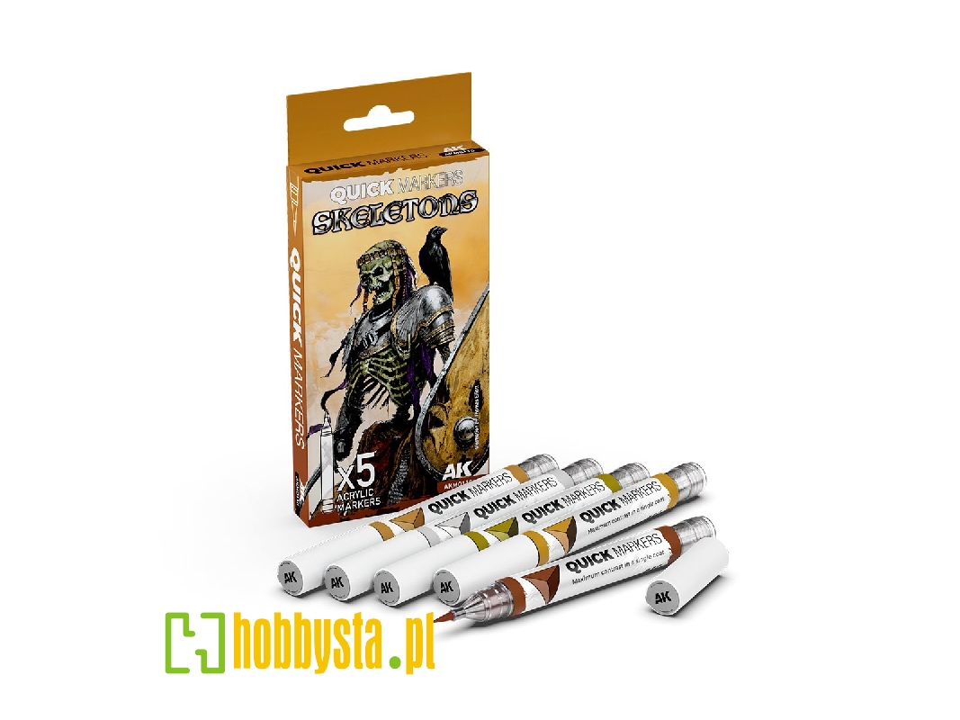 Akmq110 Skeletons - Quick Markers Set - zdjęcie 1