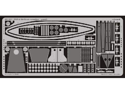  F6F-5 exterior 1/32 - Trumpeter - blaszki - zdjęcie 3