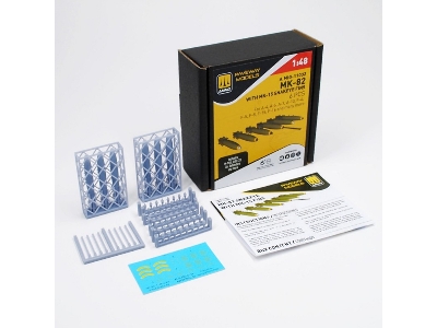 Mk.82 With Mk-15 Snakeye Fin (6 Pcs / 3d-printed) - zdjęcie 2