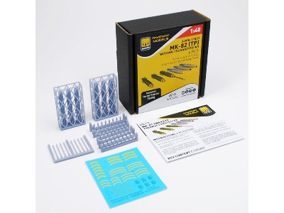 Mk.82 With Thermal Protection And Mk-15 Snakeye Fin (6 Pcs / 3d-printed) - zdjęcie 2