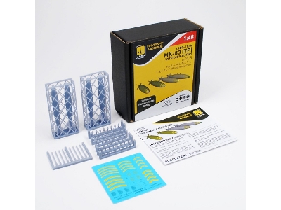 Mk.83 With Thermal Protection And Conical Fin (4 Pcs / 3d-printed) - zdjęcie 2