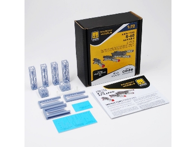 R-60 - Aa-8 Aphid (4 Pcs / 3d-printed) - zdjęcie 2