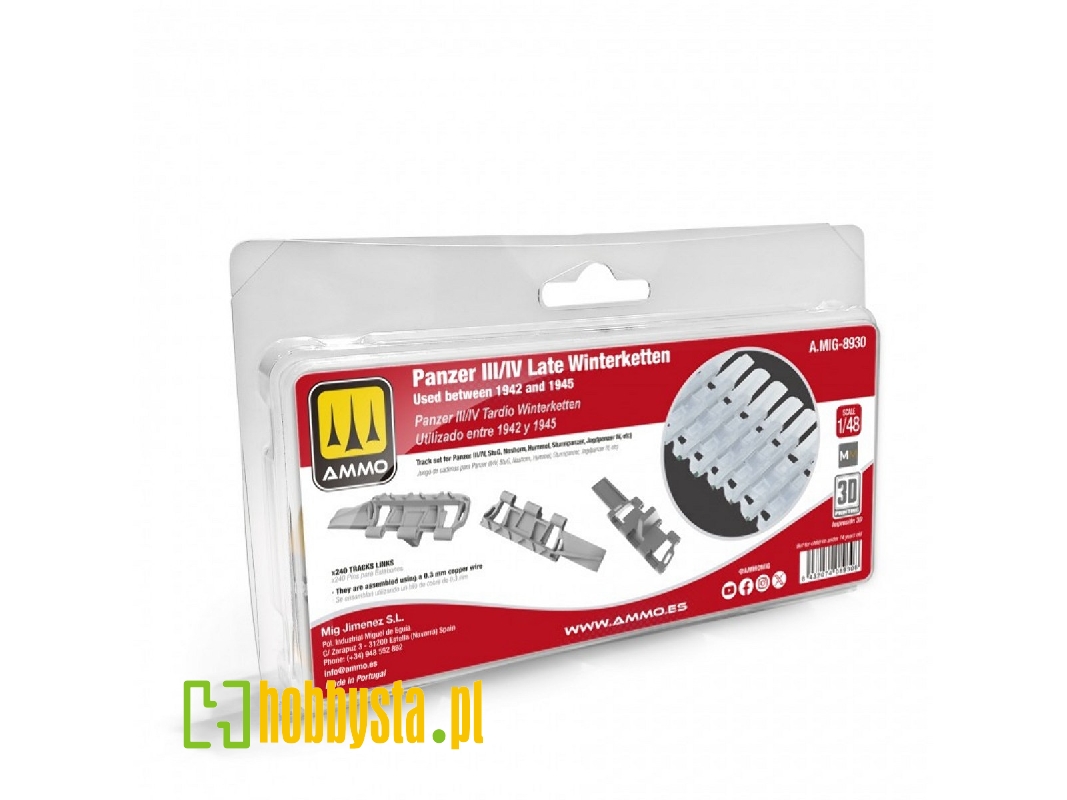 Panzer Iii / Pazner Iv Late Winterketten - Used Between 1942 And 1945 - zdjęcie 1