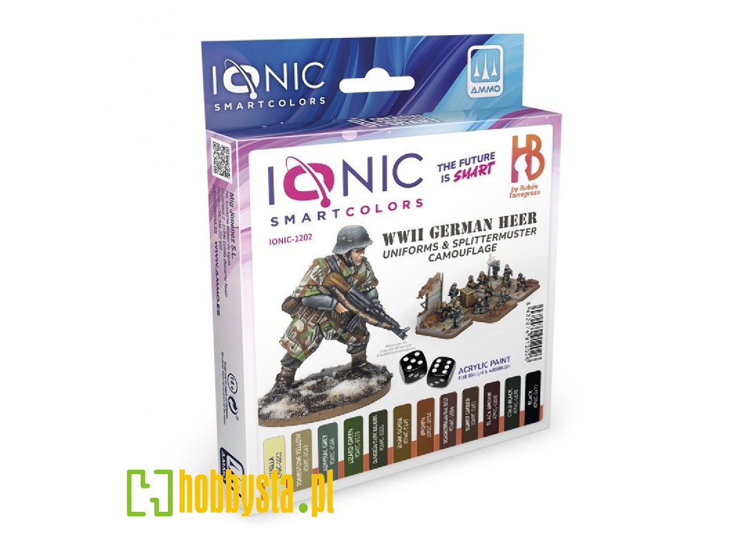 Ionic-1202 German Heer Wwii Uniforms & Splittermust - zdjęcie 1