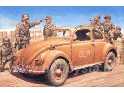 VW Typ 87 + żołnierze AFRICA CORPS - zdjęcie 1